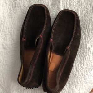 Brown Suede Tod’s Ferrari Edition Drivers 6.5